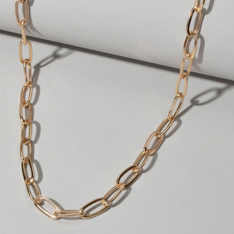Women's Oval Link Chain Necklace