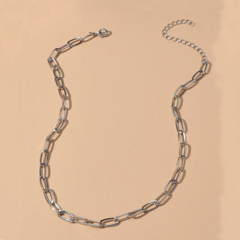 Women's Oval Link Chain Necklace
