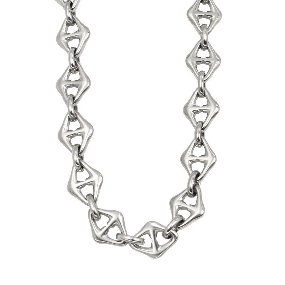 Men's Geometric Link Chain Necklace
